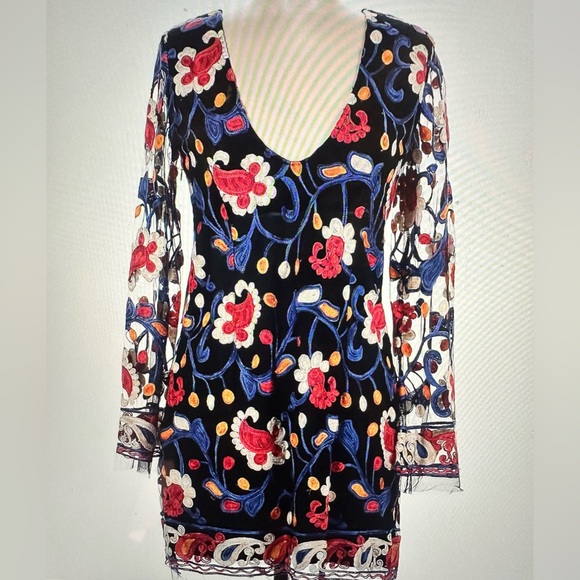 Alexia Admor Cocktail Dress Multicolored Size M NWT - Picture 2 of 8